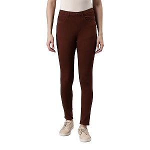go colors soft cotton blend super stretch jeggings full length for women breathable mid rise