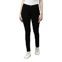 GO COLORS Soft Cotton Blend Super Stretch Jeggings Full Length for Women| Breathable, Mid Rise
