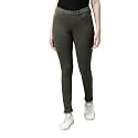 GO COLORS Soft Cotton Blend Super Stretch Jeggings Full Length for Women| Breathable, Mid Rise
