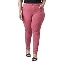 GO COLORS Soft Cotton Blend Super Stretch Jeggings Full Length for Women| Breathable, Mid Rise