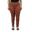 GO COLORS Soft Cotton Blend Super Stretch Jeggings Full Length for Women| Breathable, Mid Rise