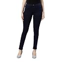 GO COLORS Soft Cotton Blend Super Stretch Jeggings Full Length for Women| Breathable, Mid Rise