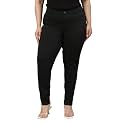 GO COLORS Soft Cotton Blend Super Stretch Jeggings Full Length for Women| Breathable, Mid Rise