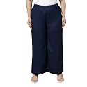 GO COLORS Soft Viscose Basic Palazzo Full Length for Women| Breathable, Mid Rise, Relaxed Fit