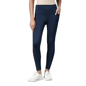 GO COLORS Solid Nylon Stretch Ankle Length