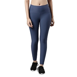 GO COLORS Solid Nylon Stretch Ankle Length