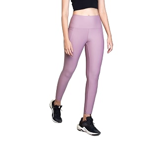 GO COLORS Solid Nylon Stretch Ankle Length