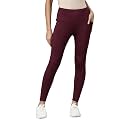 GO COLORS Solid Nylon Stretch Ankle Length