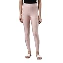 GO Colors Women's Mid Rise Shimmer Skinny Fit Leggings