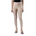 GO Colors Women's Mid Rise Shimmer Skinny Fit Leggings