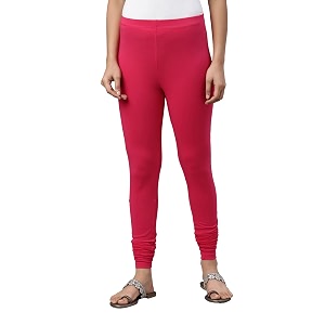 go colors soft cotton stretch churidar for women  breathable mid rise full length