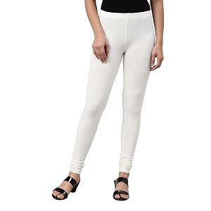go colors soft cotton stretch churidar for women  breathable mid rise full length