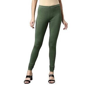 go colors soft cotton stretch churidar for women  breathable mid rise full length