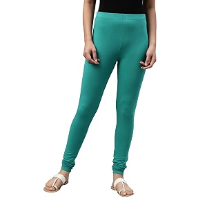 go colors soft cotton stretch churidar for women  breathable mid rise full length