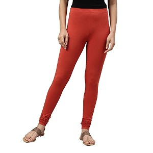 go colors soft cotton stretch churidar for women  breathable mid rise full length