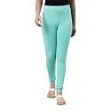 GO COLORS Soft Cotton Stretch Churidar for Women | Breathable, Mid Rise, Full Length