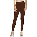GO COLORS Soft Cotton Stretch Churidar for Women | Breathable, Mid Rise, Full Length
