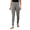 GO COLORS Women Slim Cotton Leggings