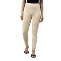 GO COLORS Soft Cotton Stretch Churidar for Women | Breathable, Mid Rise, Full Length