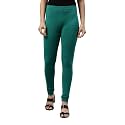 GO COLORS Soft Cotton Stretch Churidar for Women | Breathable, Mid Rise, Full Length