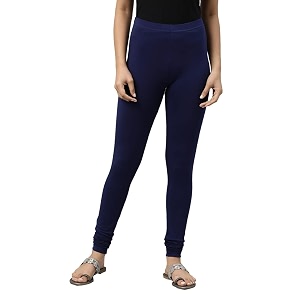 go colors soft cotton stretch churidar for women  breathable mid rise full length