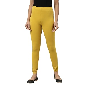 go colors soft cotton stretch churidar for women  breathable mid rise full length