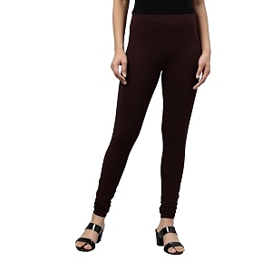 go colors soft cotton stretch churidar for women  breathable mid rise full length
