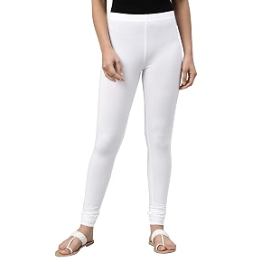 go colors soft cotton stretch churidar for women  breathable mid rise full length