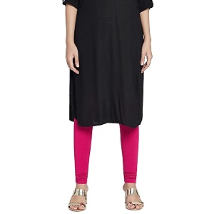 go colors soft cotton stretch churidar for women  breathable mid rise full length