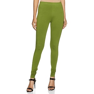 go colors soft cotton stretch churidar for women  breathable mid rise full length