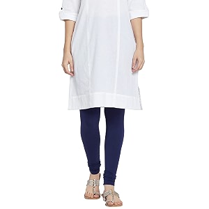 go colors soft cotton stretch churidar for women  breathable mid rise full length