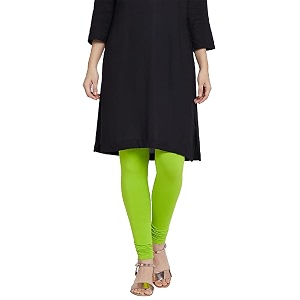 go colors soft cotton stretch churidar for women  breathable mid rise full length