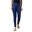 GO COLORS Women's Skinny Fit Mid Rise Bottom