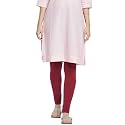 Go Colors Women's Cotton Chudidar Bottom (LC-LT MARON15-L_Light Maroon_Large)