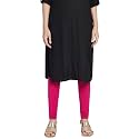 GO COLORS Soft Cotton Stretch Churidar for Women | Breathable, Mid Rise, Full Length
