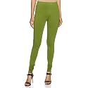 GO COLORS Soft Cotton Stretch Churidar for Women | Breathable, Mid Rise, Full Length