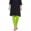 GO COLORS Soft Cotton Stretch Churidar for Women | Breathable, Mid Rise, Full Length