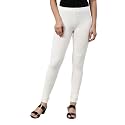 GO COLORS Soft Cotton Stretch Churidar for Women | Breathable, Mid Rise, Full Length