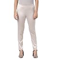 GO COLORS Women Mid Rise Polyester Shiny Pant