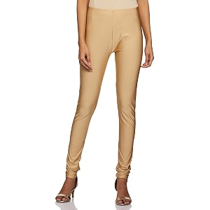 go colors women39s mid rise shimmer skinny fit leggings