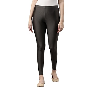 go colors women39s mid rise shimmer skinny fit leggings