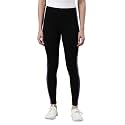 GO COLORS Womens39 Side Stripes Black High