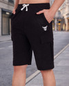 Go Devil Solid Men Black Boxer Shorts