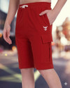 Go Devil Solid Men Red Boxer Shorts