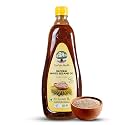 Go Earth Organic Cold Pressed White Sesame Oil 1 Liter | Pure, Natural & Unrefined | Til ka Tel For Cooking, Massage, Hair & Skin Care