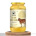 Go Fresho A2 Gir Cow Ghee | Traditional Vedic Bilona Method | Pure & Natural | Authentic Indian Ghee | 500 ml Glass Bottle | Pack of 1