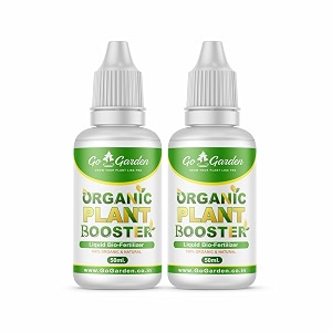 go garden plant booster liquid fertilizer 2 x 50ml  plant boost liquid fertilizer for fast growth  organic biofertilizer for indoor balcony amp terrace garden plants