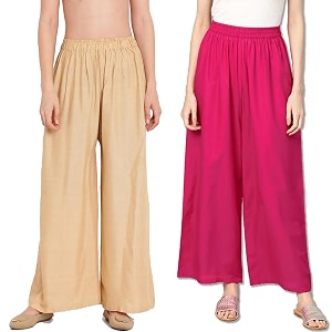 Go Gazab - Stylish Combo Womens Palazzo