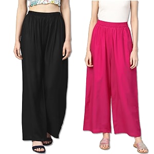 Go Gazab - Stylish Combo Womens Palazzo
