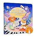 GO GO 30 Favorite Nursery Ryhmes Sound Book, USB-C Rechargeable, Interactive Musical Learning Book for Toddlers